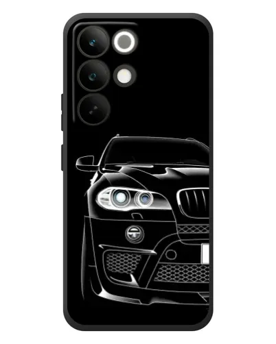 Чохол для Realme C85 Pro з картинкою «Темний силует BMW»