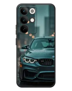 Чохол для Realme C85 Pro з картинкою «BMW у вогнях міста»