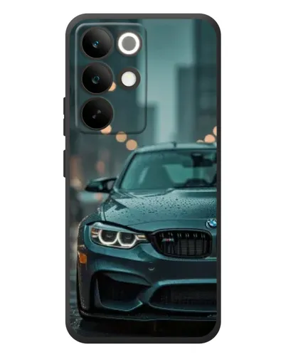 Чохол для Realme C85 Pro з картинкою «BMW у вогнях міста»