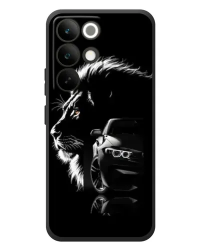 Чохол для Realme C85 Pro з картинкою «BMW та лев»