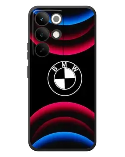Чохол для Realme C85 Pro з картинкою «Логотип BMW та неонові дуги»
