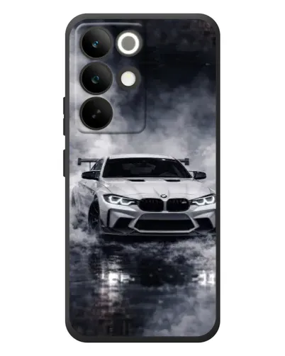 Чохол для Realme C85 Pro з картинкою «BMW крізь туман»