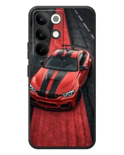 Чохол для Realme C85 Pro з картинкою «BMW на червоній доріжці»