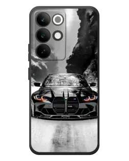 Чехол для Realme C85 Pro с картинкой «BMW — акварельный дрифт»