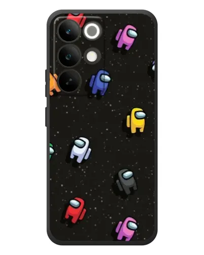 Чохол для Realme C85 Pro з картинкою «Космічний патерн Among Us»