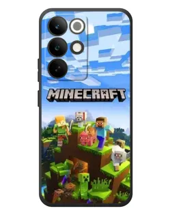 Чохол для Realme C85 Pro з картинкою «Minecraft класичний світ»
