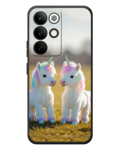 Чохол для Realme C85 Pro з картинкою «Пара єдинорогів»