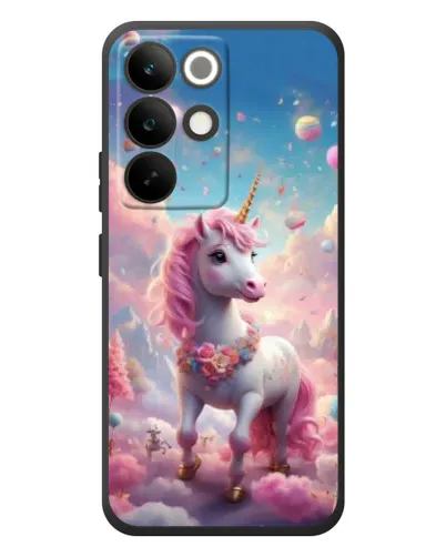 Чохол для Realme C85 Pro з картинкою «Єдиноріг серед хмар»