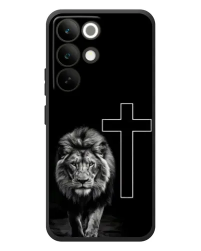 Чохол для Realme C85 Pro з картинкою «Лев та Хрест»