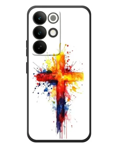 Чохол для Realme C85 Pro з картинкою «Акварельний хрест»