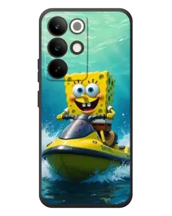 Чохол для Realme C85 Pro з картинкою «Спанч Боб на гідроциклі»