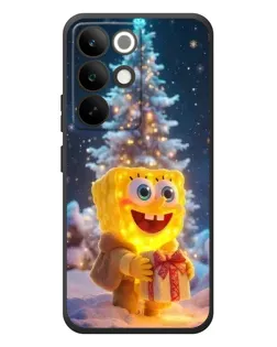 Чохол для Realme C85 Pro з картинкою «Різдвяний Спанч Боб»