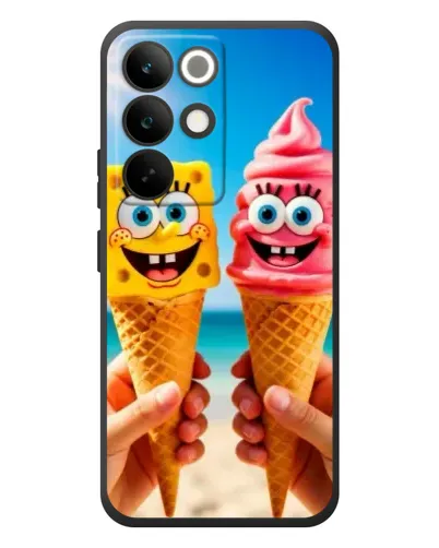 Чохол для Realme C85 Pro з картинкою «Спанч Боб морозиво»