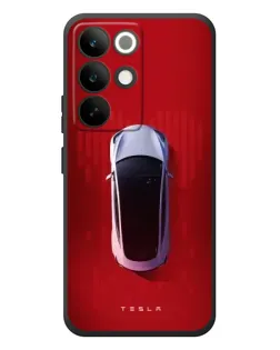 Чохол для Realme C85 Pro з картинкою «Tesla Top View»