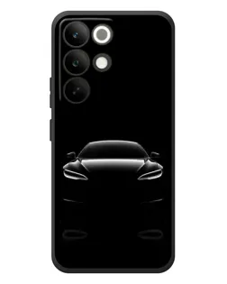 Чохол для Realme C85 Pro з картинкою «Силует Tesla Night»