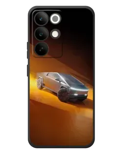 Чохол для Realme C85 Pro з картинкою «Cybertruck у пустелі»