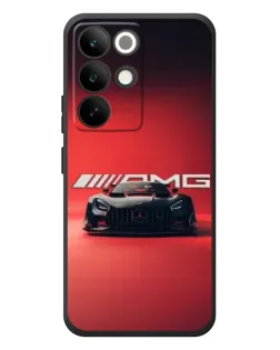 Чохол для Realme C85 Pro з картинкою «Mercedes AMG — червона лінія»