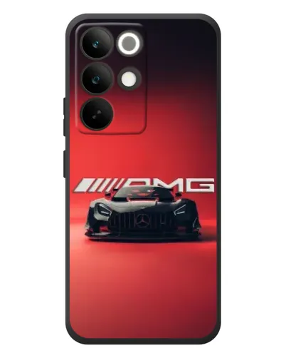 Чохол для Realme C85 Pro з картинкою «Mercedes AMG — червона лінія»