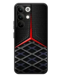 Чохол для Realme C85 Pro з картинкою «Mercedes Carbon Grid»