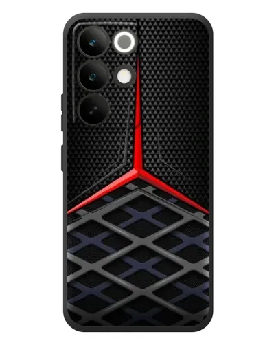 Чохол для Realme C85 Pro з картинкою «Mercedes Carbon Grid»