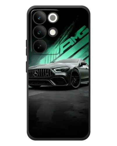 Чохол для Realme C85 Pro з картинкою «Темний Mercedes AMG»