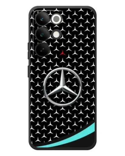 Чохол для Realme C85 Pro з картинкою «Mercedes — бірюзовий акцент»