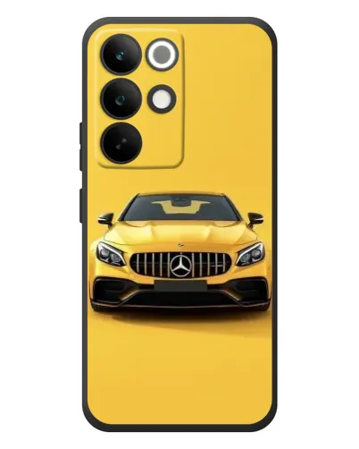Чохол для Realme C85 Pro з картинкою «Жовтий Mercedes GT»