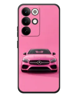 Чохол для Realme C85 Pro з картинкою «Рожевий Mercedes AMG»