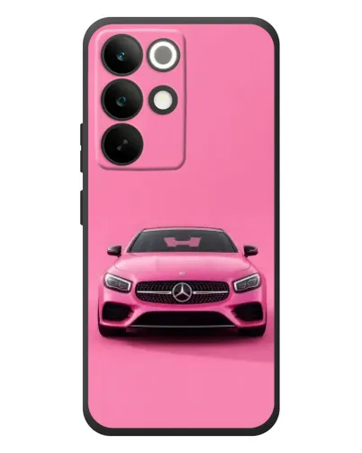 Чохол для Realme C85 Pro з картинкою «Рожевий Mercedes AMG»