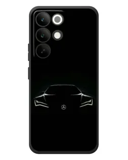 Чехол для Realme C85 Pro с картинкой «Mercedes — силуэт авто» Чехол для Realme C85 Pro с картинкой «Mercedes — силуэт авто»