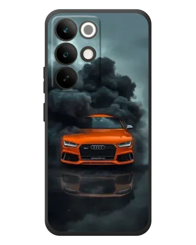 Чохол для Realme C85 Pro з картинкою «Audi у хмарах диму»