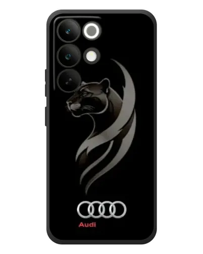 Чохол для Realme C85 Pro з картинкою «Графіка — пантера та Audi»