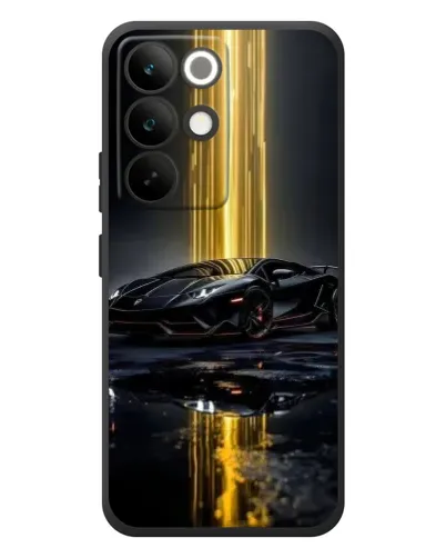 Чохол для Realme C85 Pro з картинкою «Нічний Lamborghini драйв»