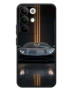 Чохол для Realme C85 Pro з картинкою «Lamborghini золоті лінії»
