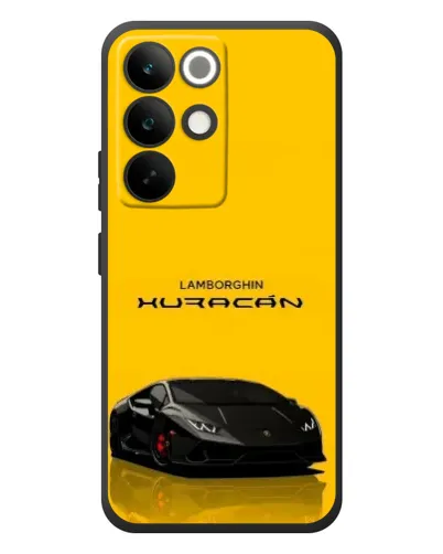 Чохол для Realme C85 Pro з картинкою «Lamborghini Huracan чорний»