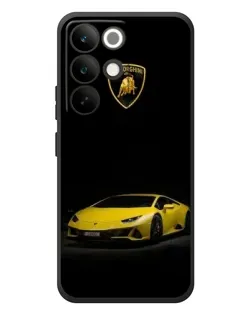Чохол для Realme C85 Pro з картинкою «Lamborghini жовтий акцент»