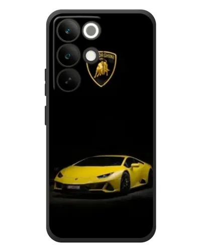 Чохол для Realme C85 Pro з картинкою «Lamborghini жовтий акцент»