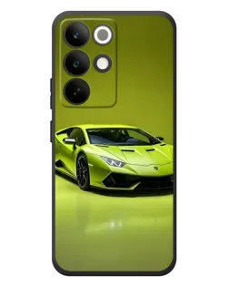 Чохол для Realme C85 Pro з картинкою «Салатовий Lamborghini Huracan»