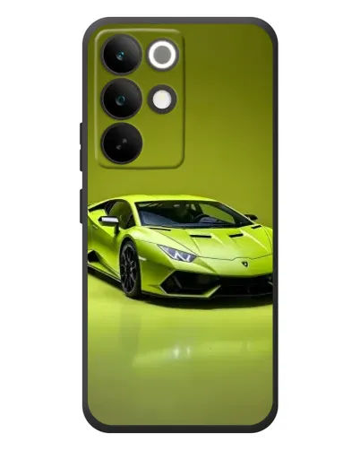 Чохол для Realme C85 Pro з картинкою «Салатовий Lamborghini Huracan»