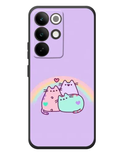 Чохол для Realme C85 Pro з картинкою «Веселкові Пушини»