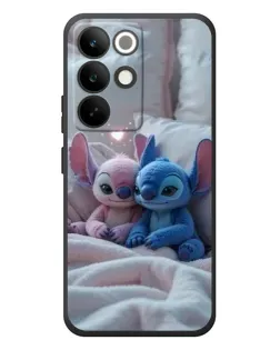 Чехол для Realme C85 Pro с картинкой «Плюшевые Стич Ангел»