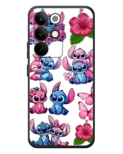 Чохол для Realme C85 Pro з картинкою «Стікери Stitch та Angel»