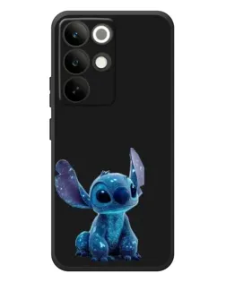 Чехол для Realme C85 Pro с картинкой «Стич на черном»