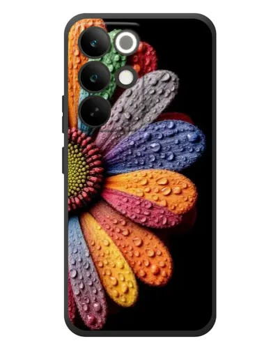 Чохол для Realme C85 Pro з картинкою «Райдужна квітка»