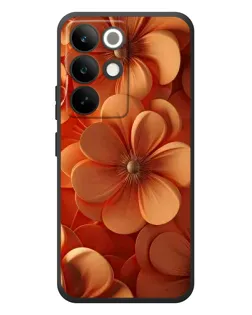 Чохол для Realme C85 Pro з картинкою «Помаранчева макро квітка»