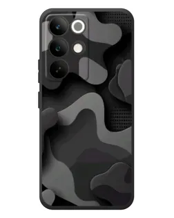 Чохол для Realme C85 Pro з картинкою «Темний абстрактний камуфляж»