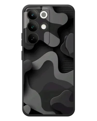 Чохол для Realme C85 Pro з картинкою «Темний абстрактний камуфляж»