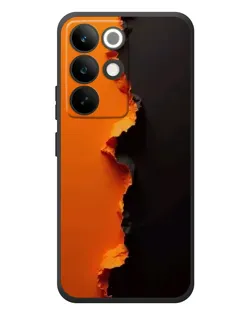 Чохол для Realme C85 Pro з картинкою «Помаранчевий розлом»
