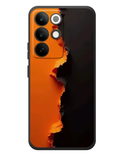 Чохол для Realme C85 Pro з картинкою «Помаранчевий розлом»