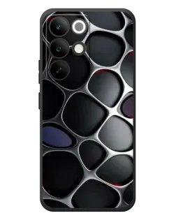 Чохол для Realme C85 Pro з картинкою «Об'ємна темна решітка»